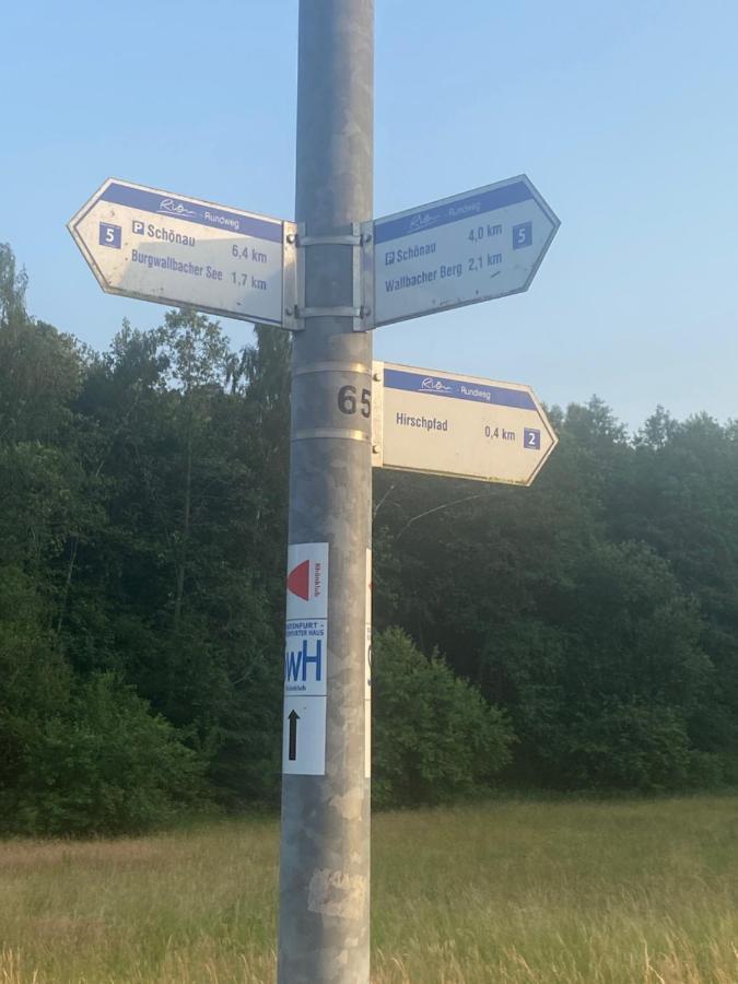 Pension-Ferienwohnung Liesbachtal Direkt Am Waldrand Bayerische Rhoen Schönau an der Brend エクステリア 写真